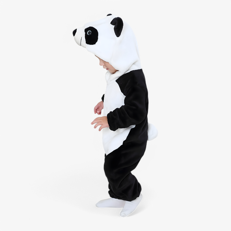Kombinezon Panda dla dzieci – uroczy kombinezon z kapturem w pandę