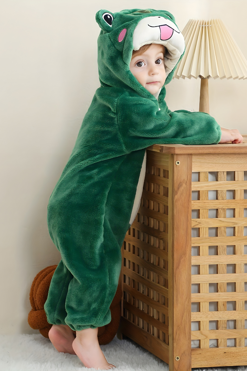 Niedlicher Frosch-Einteiler für Kinder – Bequemes und verspieltes Outfit für Abenteuer