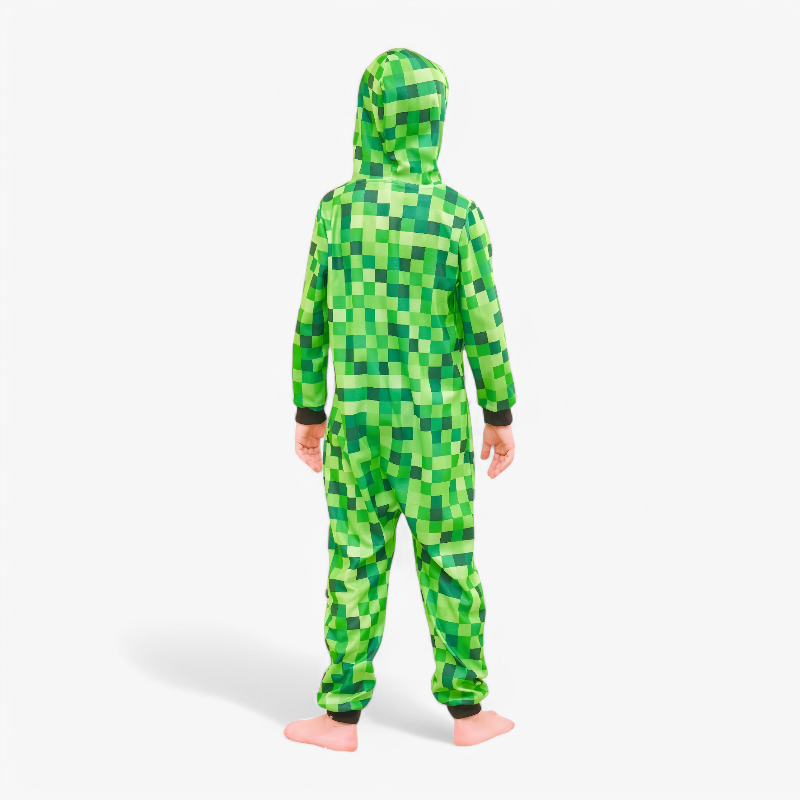 Minecraft-Einteiler für Kinder – Weiches Polyester