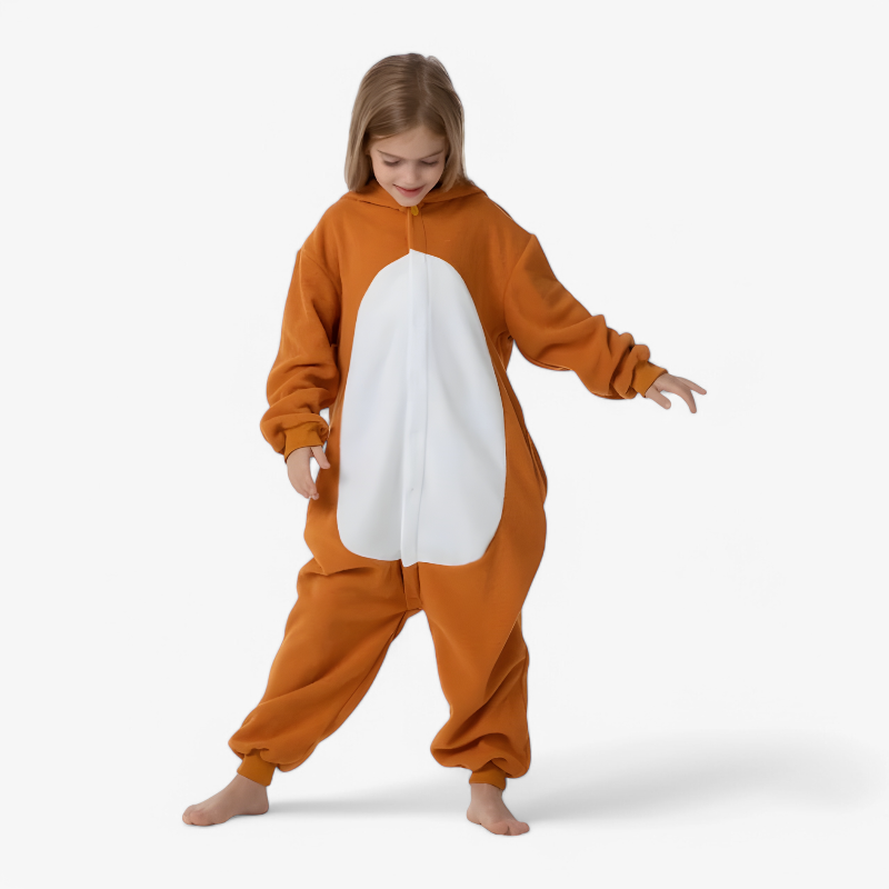 Niedlicher Bären-Einteiler für Kinder – Bequemes Outfit für Zuhause
