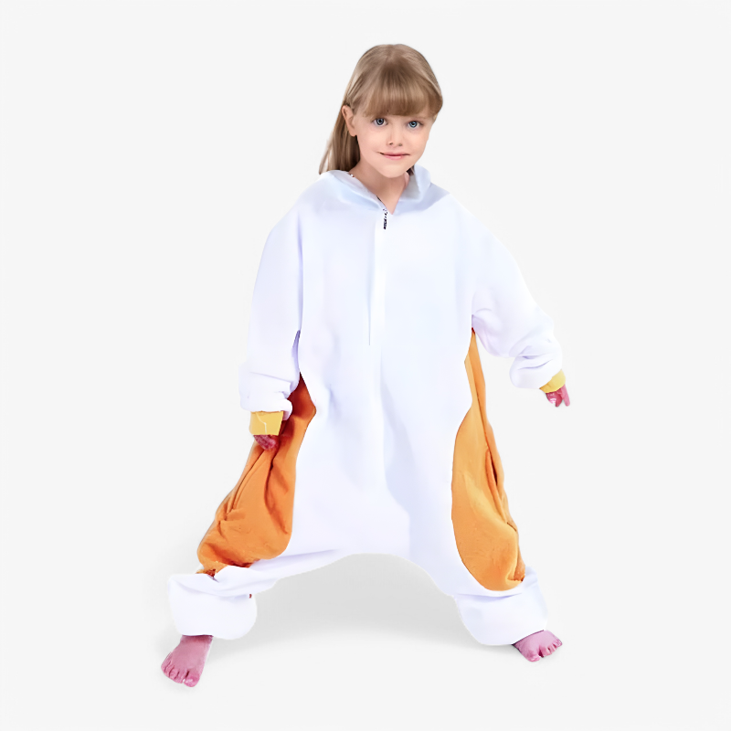 Hamster-Einteiler für Kinder – Weich und bequem mit Kapuze und Schwanz
