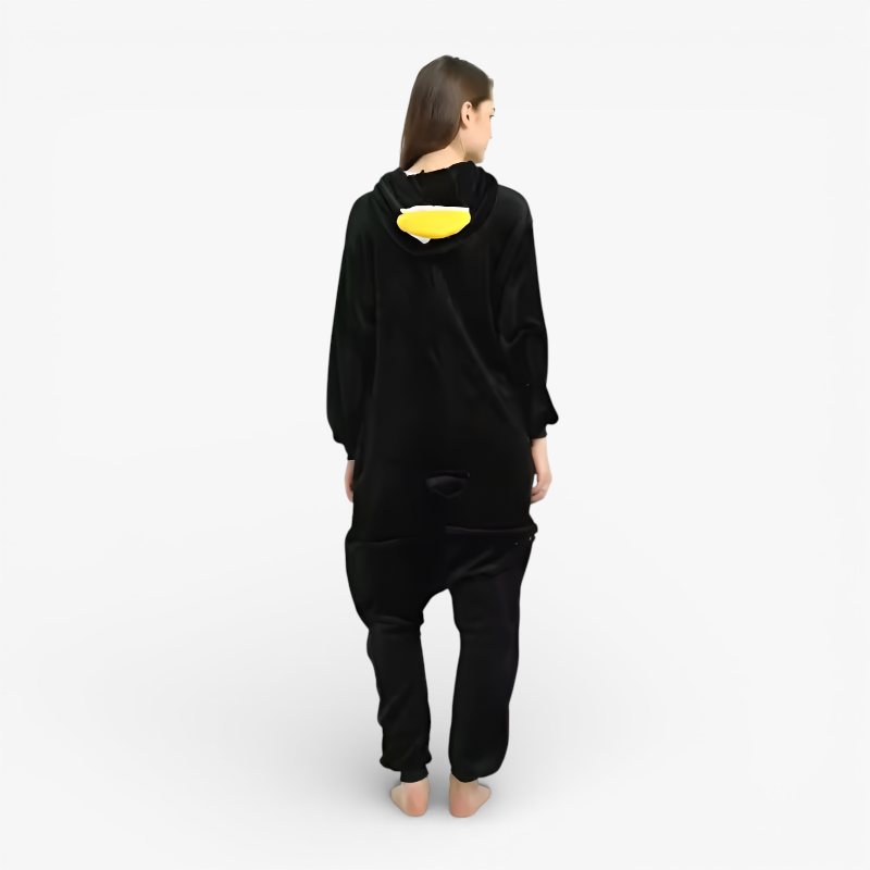 Niedlicher Pinguin-Einteiler für Kinder – Kuschelig und bequem mit Kapuze