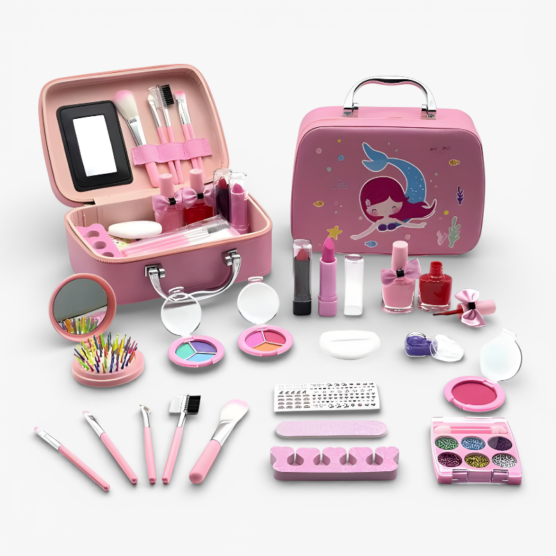 Deluxe Mermaid Make-up Bag – Real Cosmetics and Accessories for Girls