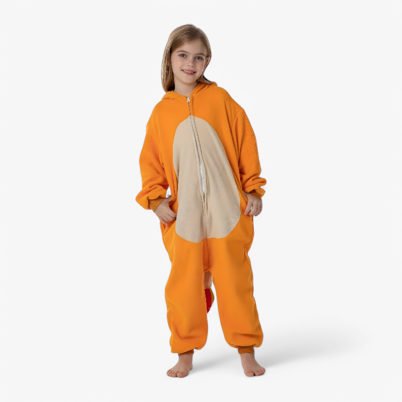 Charizard - Warmer und bequemer Fleece-Einteiler