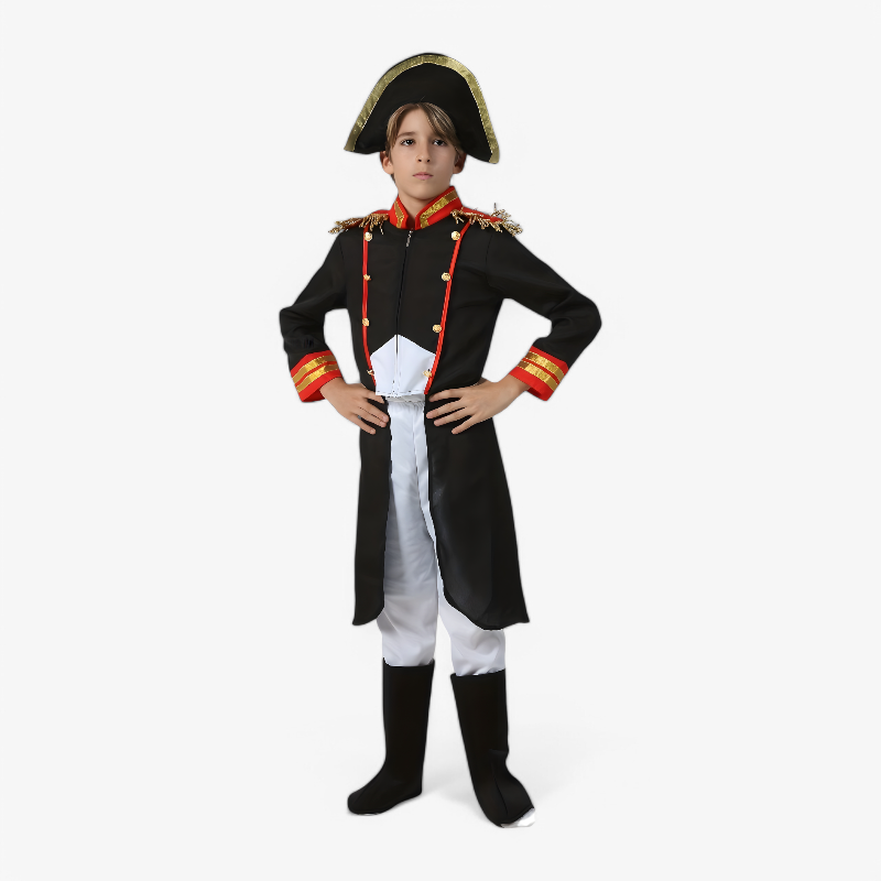 Klassisches Piratenkostüm für Kinder – inklusive Hut und Schulterklappen