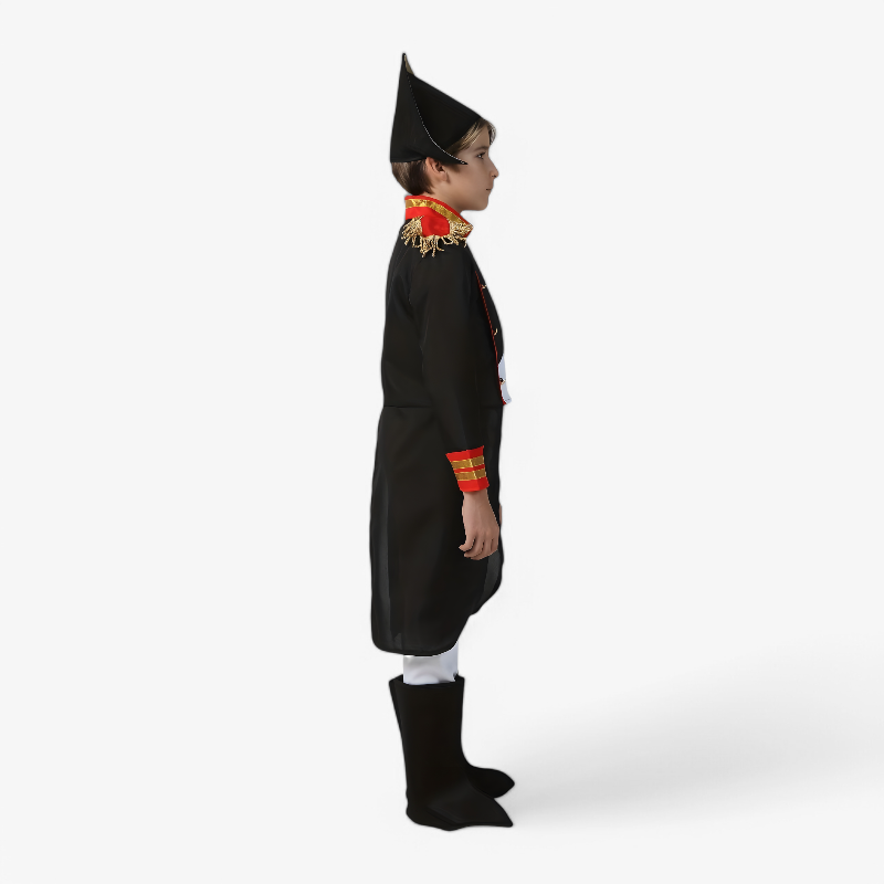 Klassisches Piratenkostüm für Kinder – inklusive Hut und Schulterklappen
