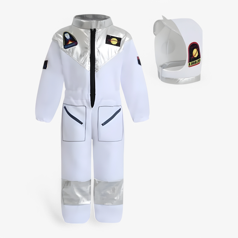 Astronaut Costume for Kids – Includes Helmet and Space Patches
