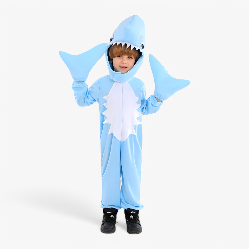 Tierkostüme für Kinder – Set aus verschiedenen Overalls mit Masken