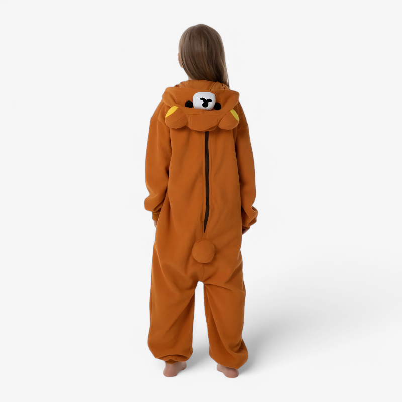 Niedlicher Bären-Einteiler für Kinder – Bequemes Outfit für Zuhause