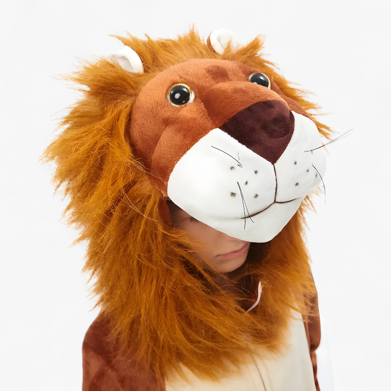 3D-Löwen-Einteiler für Kinder – Weiches und niedliches Löwendesign