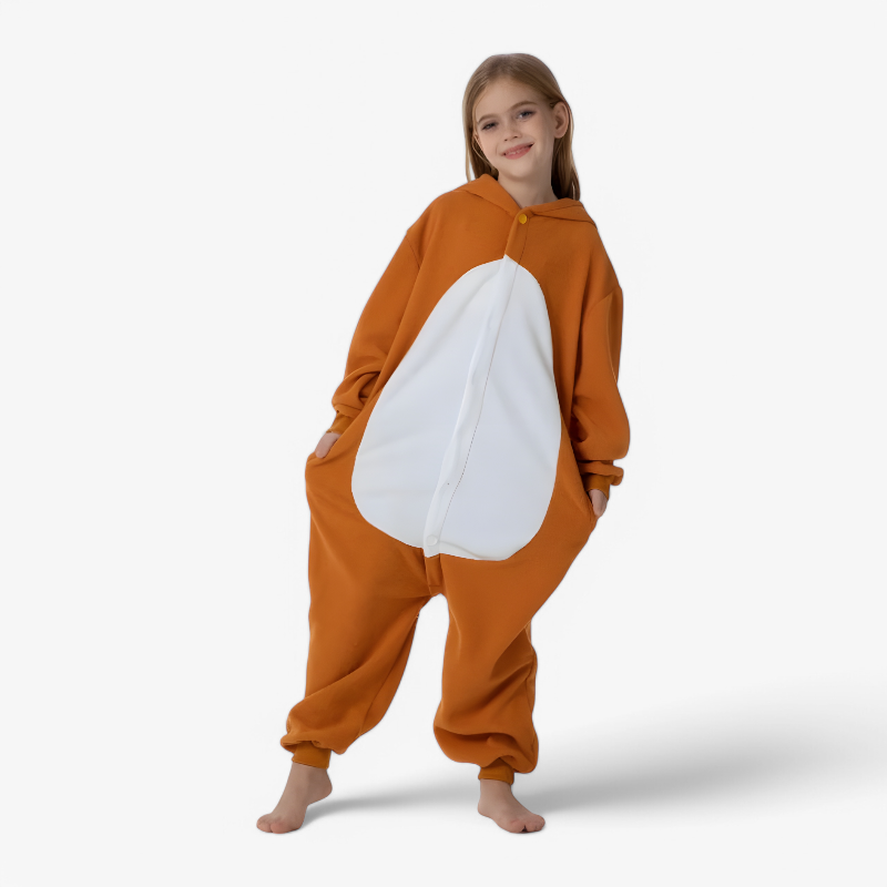 Niedlicher Bären-Einteiler für Kinder – Bequemes Outfit für Zuhause