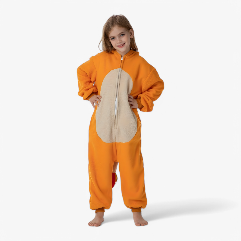 Charizard - Warmer und bequemer Fleece-Einteiler