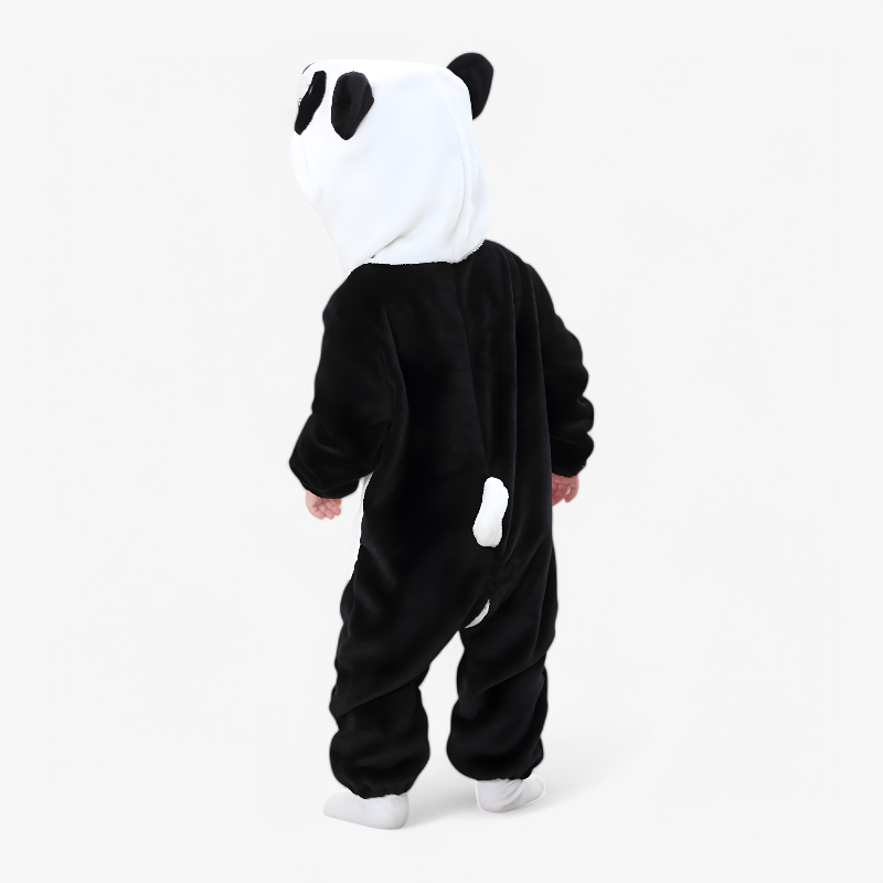 Kombinezon Panda dla dzieci – uroczy kombinezon z kapturem w pandę