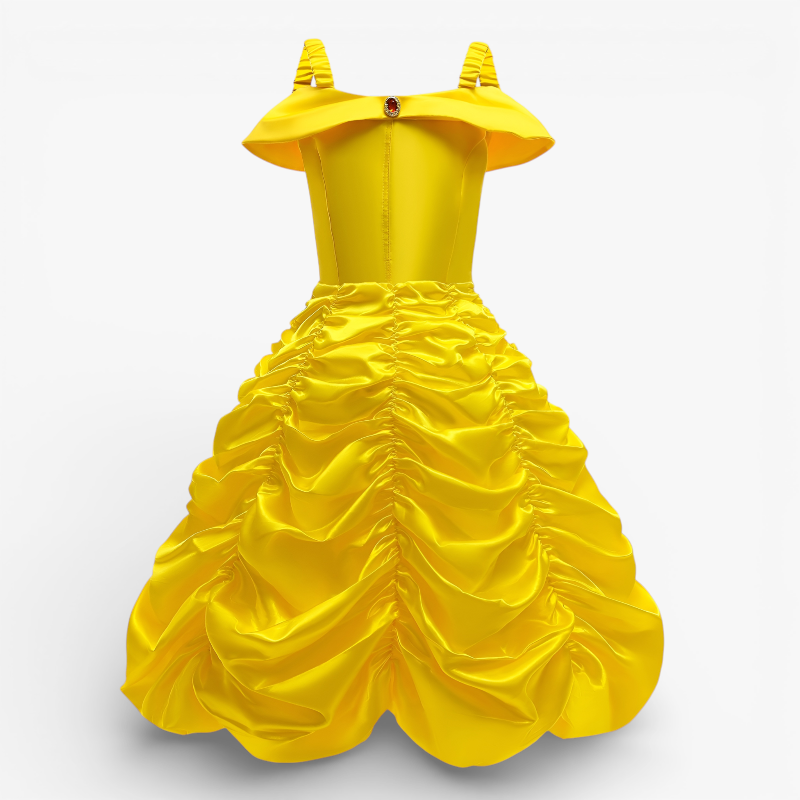 Bezauberndes Prinzessinnenkleid für Kinder – mit Tiara und Zauberstab